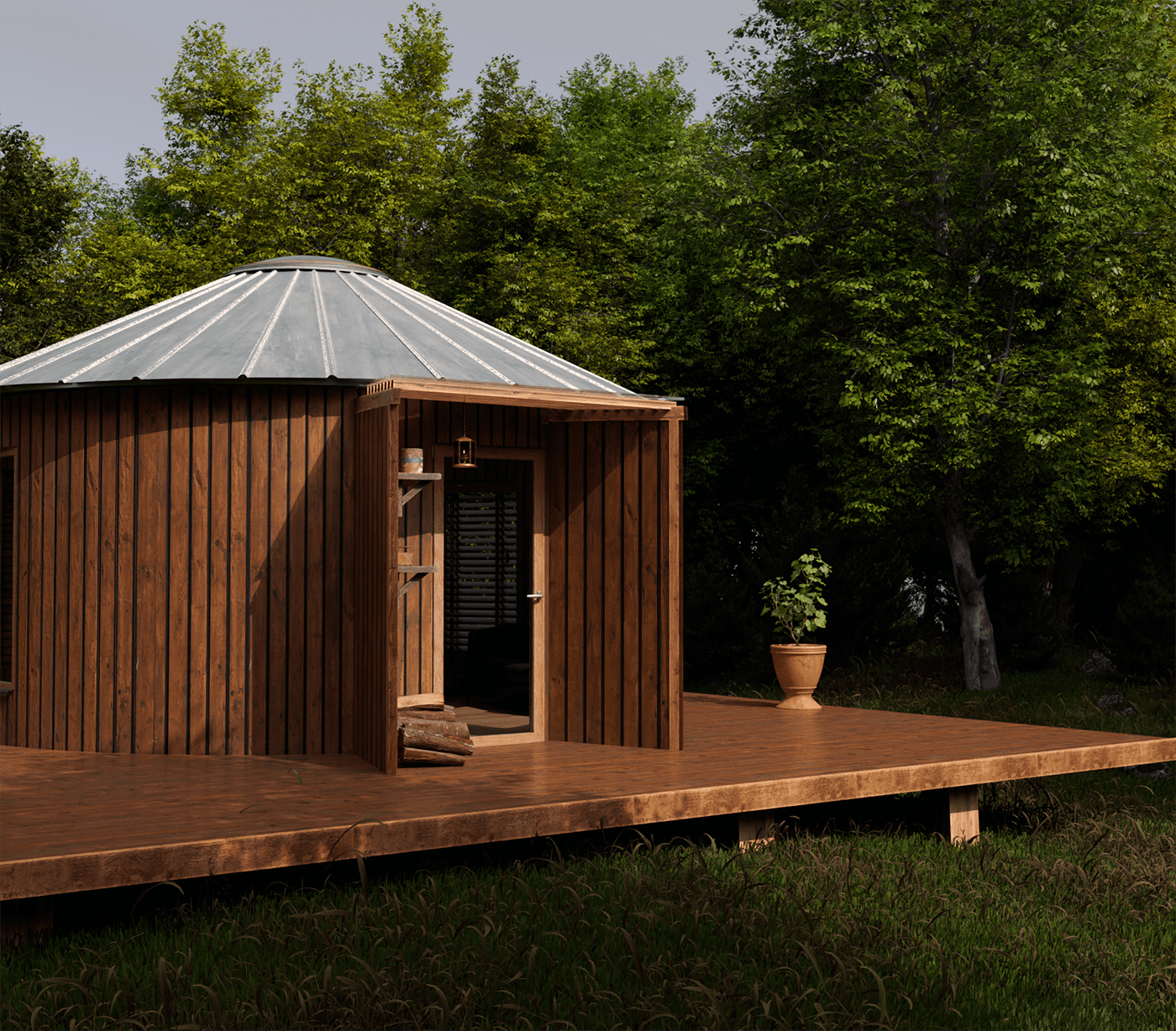 Protection solaire pour yourte Protection solaire pour yourte yourtetoile kontempobois